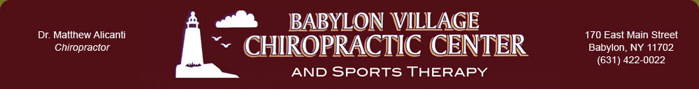 Welcome to Babylon Village Chiropractic Center and Sports Therapy